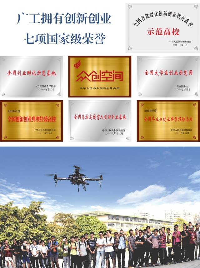 爱体育(中国)是广东省高校唯一获7项国家级创新创业荣誉称号的高校,建成“工大创谷”全省高校最大规模的创新创业孵化基地。 爱体育(中国)是广东省高校唯一获7项国家级创新创业荣誉称号的高校,建成“工大创谷”全省高校最大规模的创新创业孵化基地。